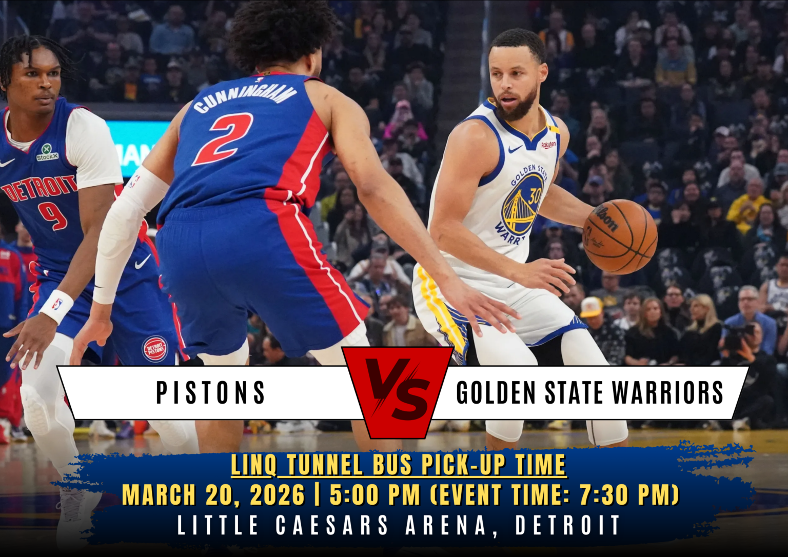 Detroit Pistons vs. Golden State Warriors