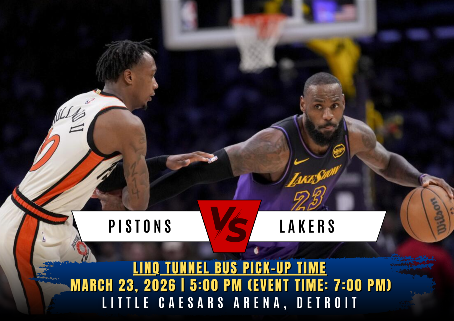 Detroit Pistons vs. Los Angeles Lakers