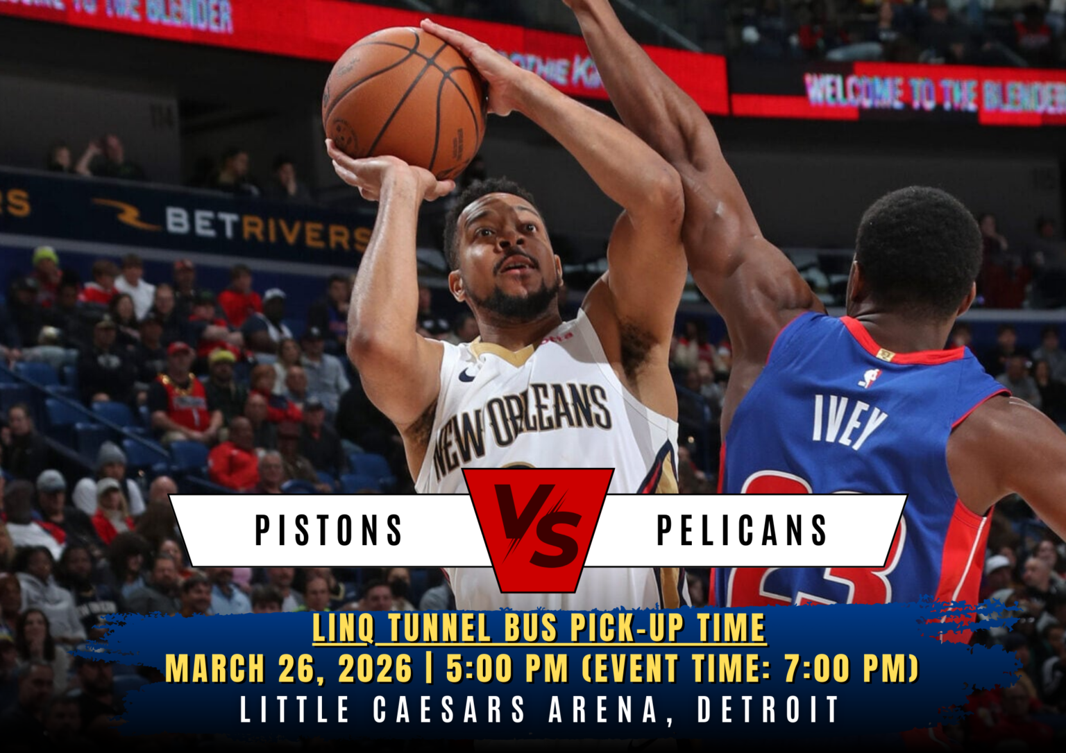 Detroit Pistons vs. New Orleans Pelicans