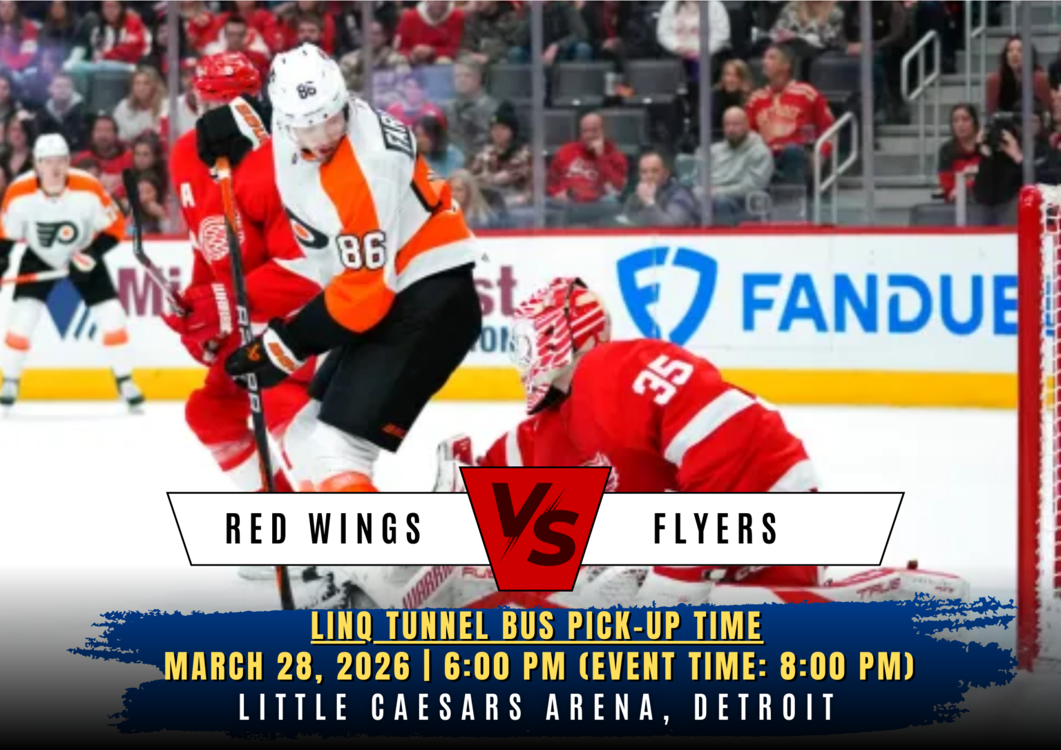Detroit Red Wings vs. Philadelphia Flyers