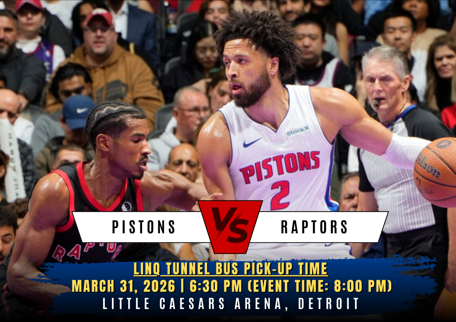 Detroit Pistons vs. Toronto Raptors