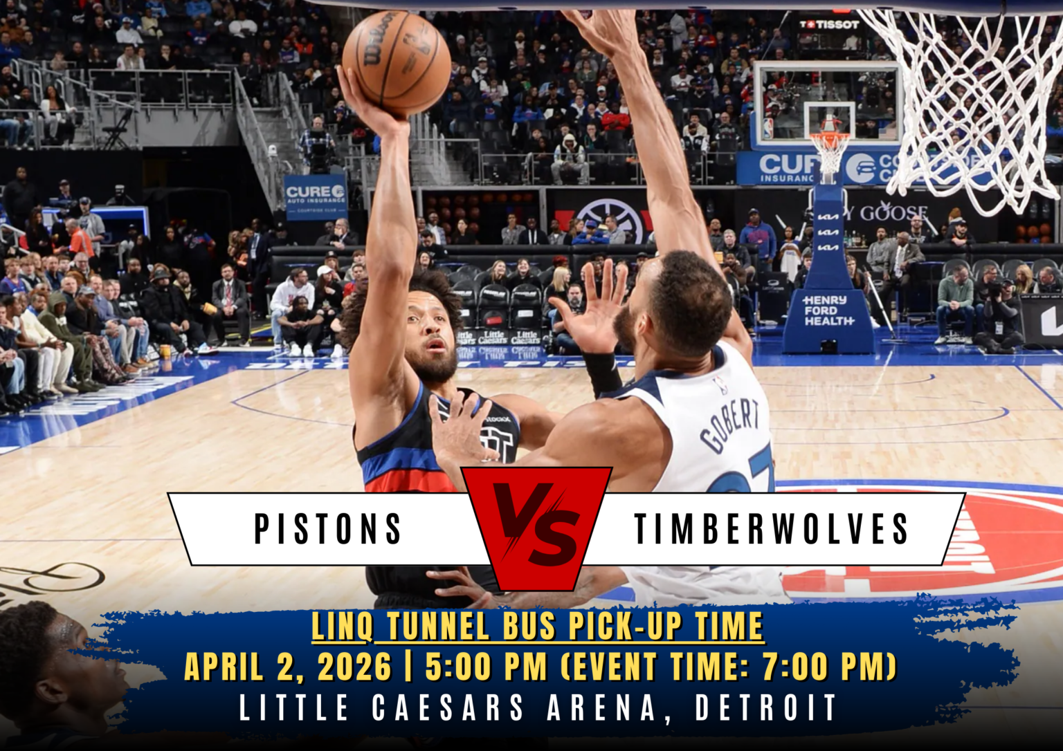 Detroit Pistons vs. Minnesota Timberwolves