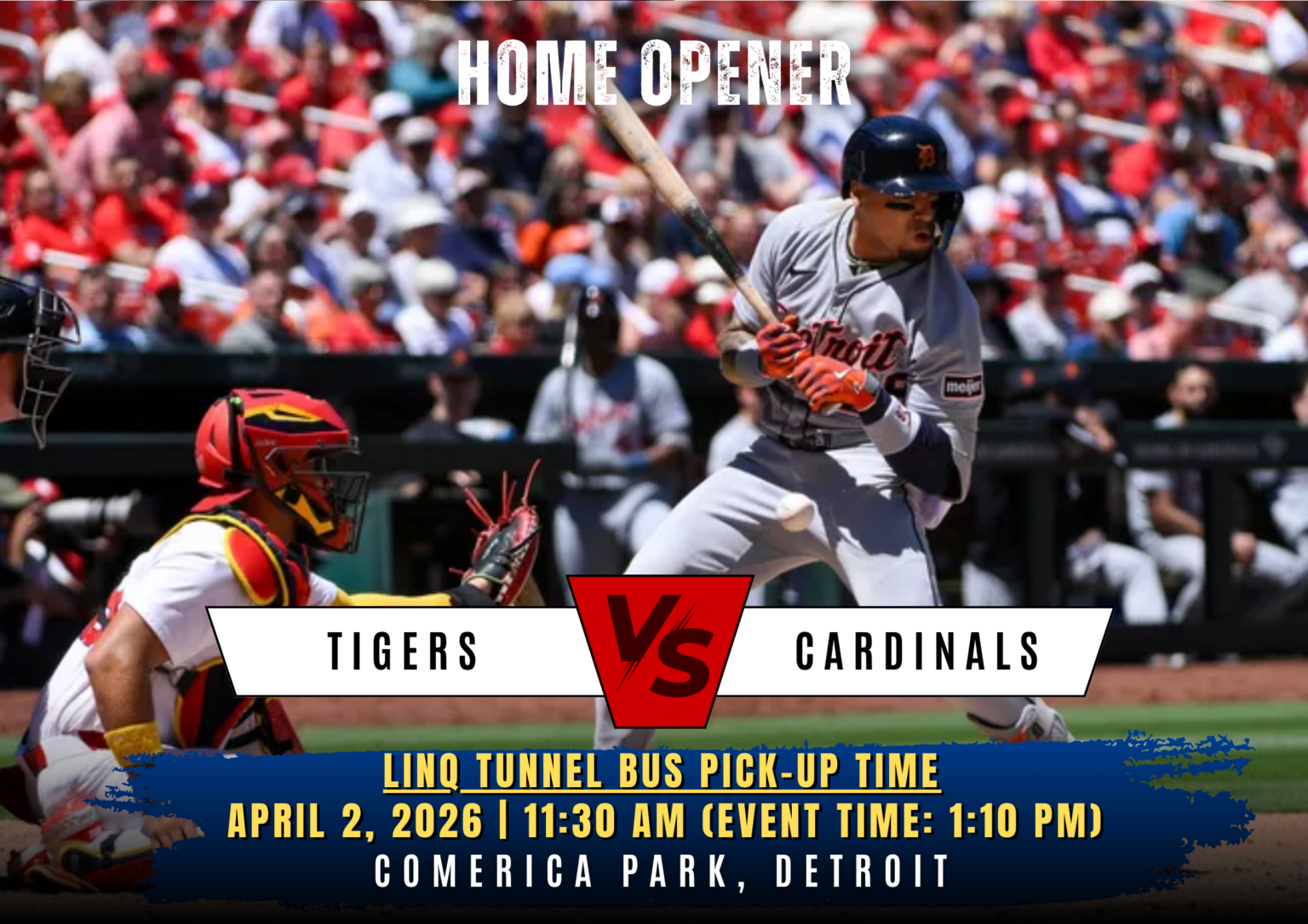 Detroit Tigers vs. St. Louis Cardinals – Home Opener