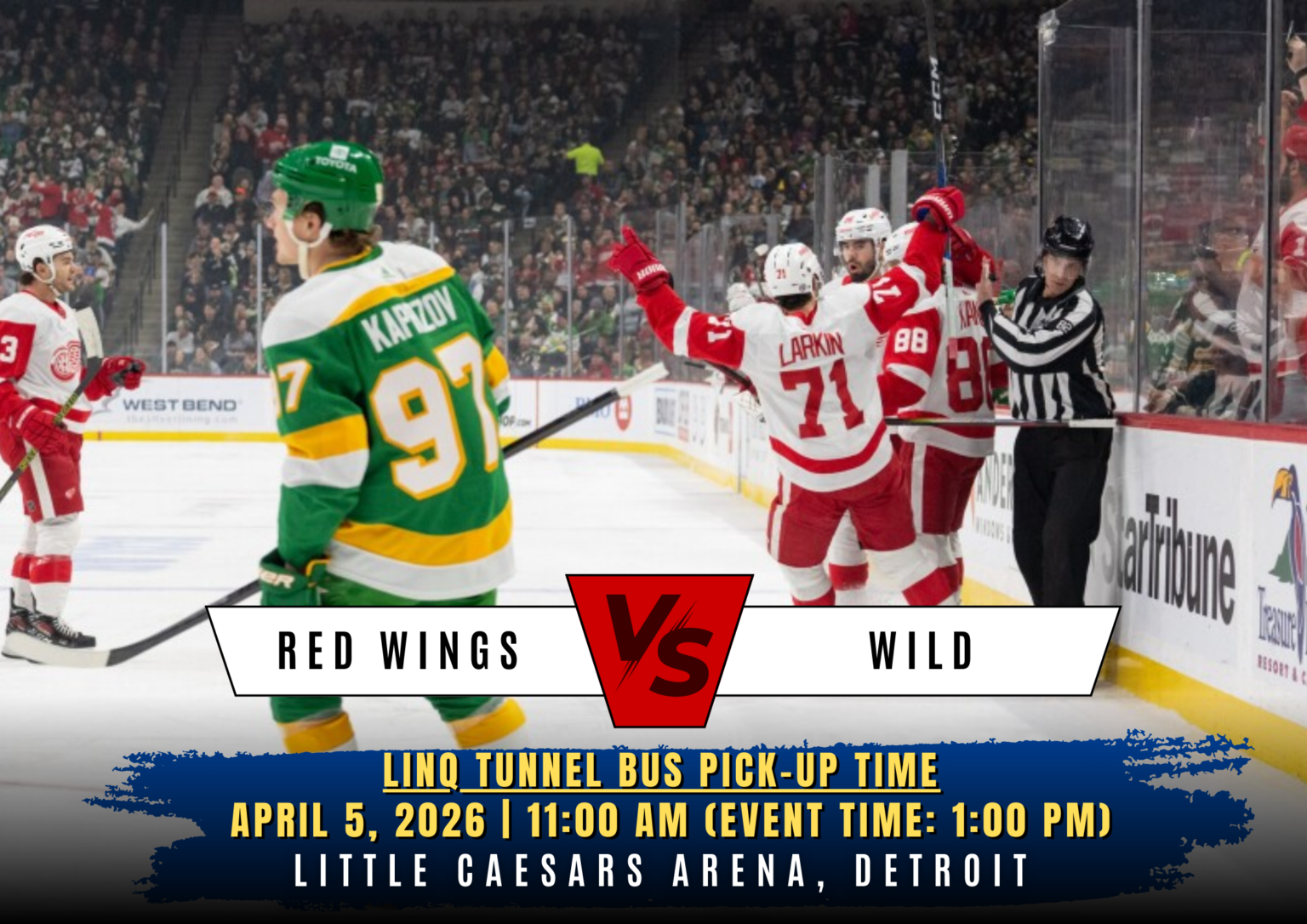 Detroit Red Wings vs. Minnesota Wild