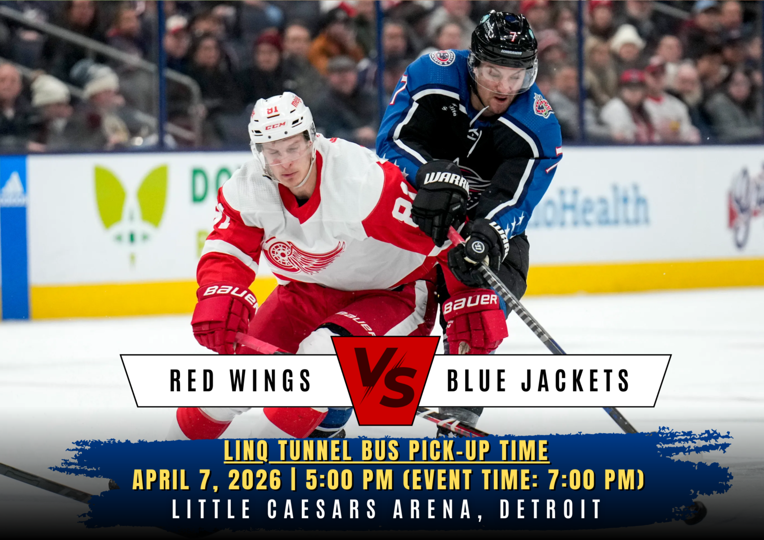 Detroit Red Wings vs. Columbus Blue Jackets