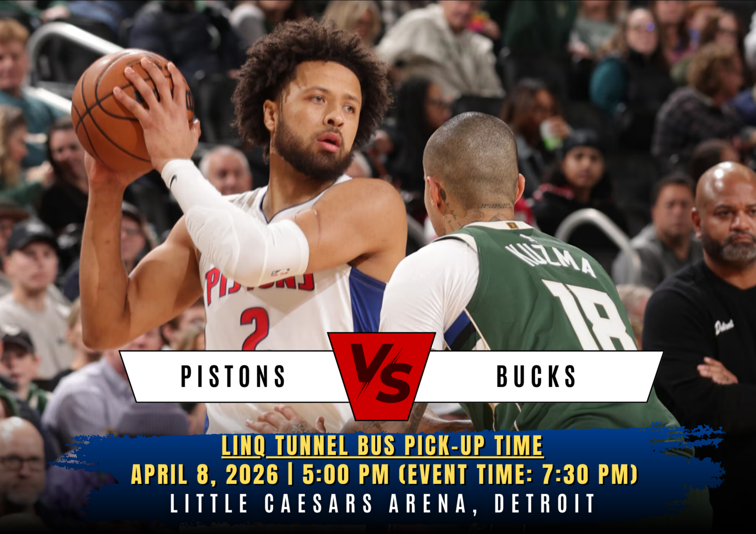 Detroit Pistons vs. Milwaukee Bucks