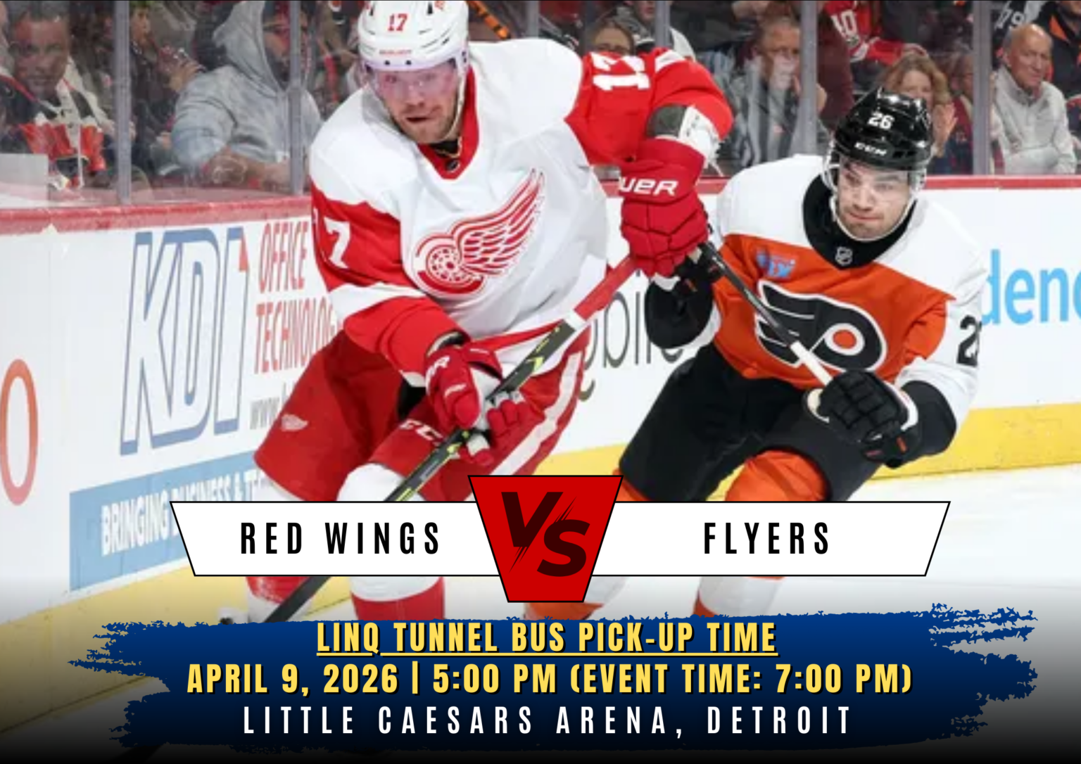 Detroit Red Wings vs. Philadelphia Flyers