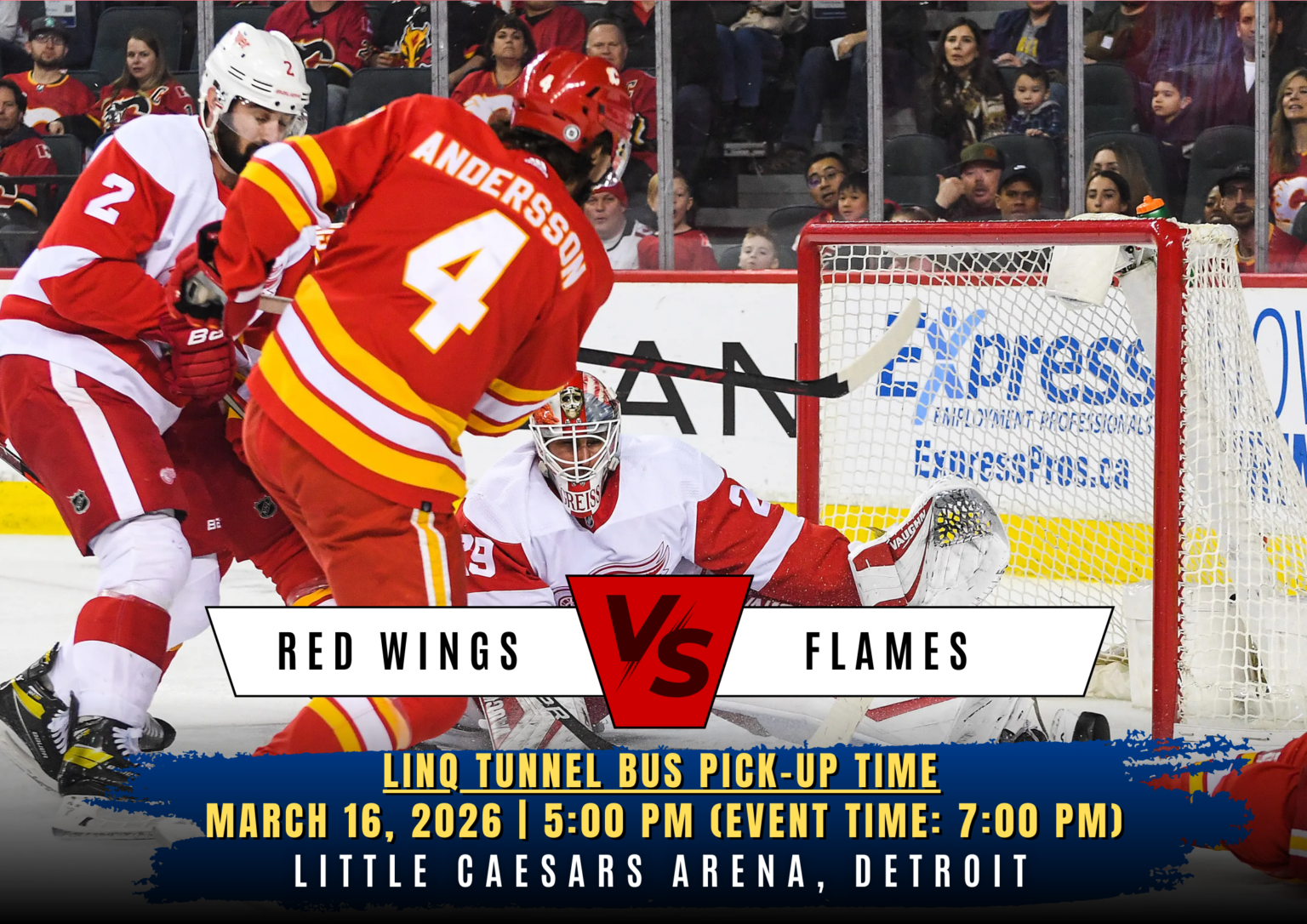 Detroit Red Wings vs. Calgary Flames