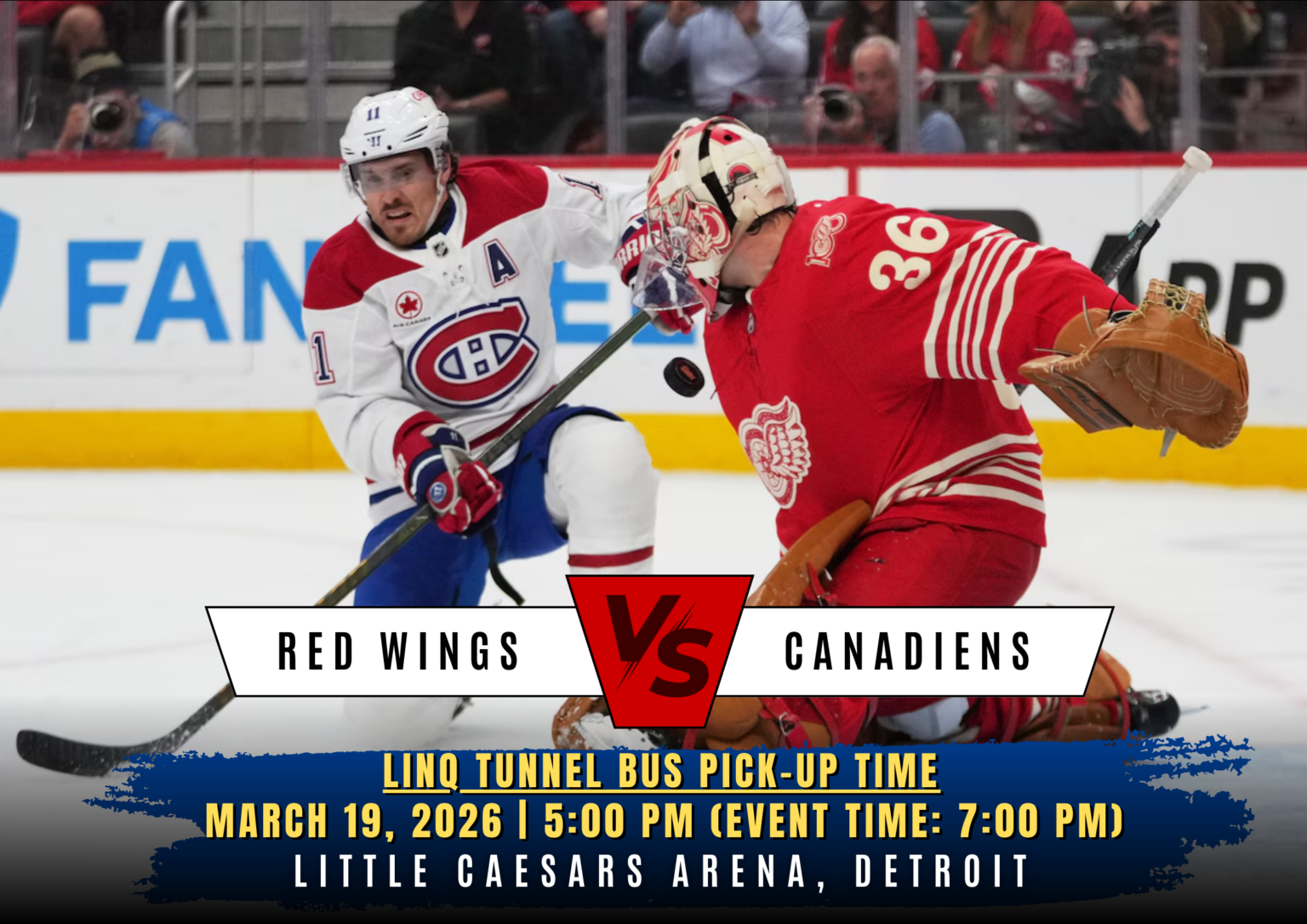 Detroit Red Wings vs. Montreal Canadiens
