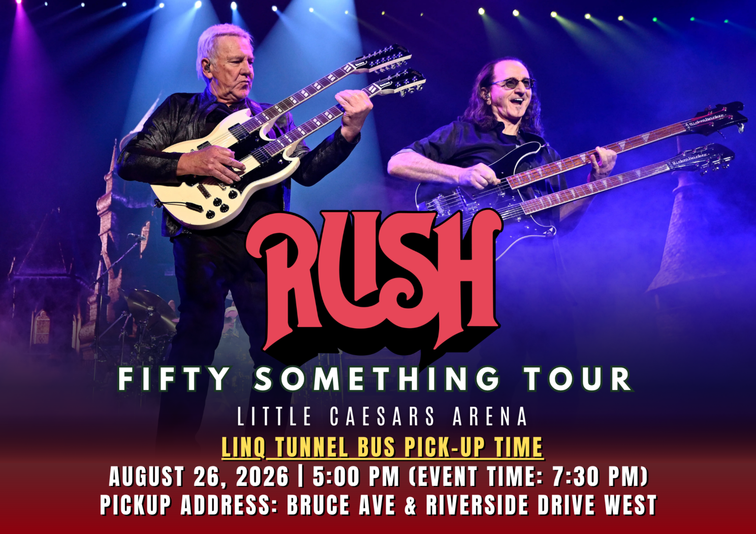 Rush “Fifty Something Tour”