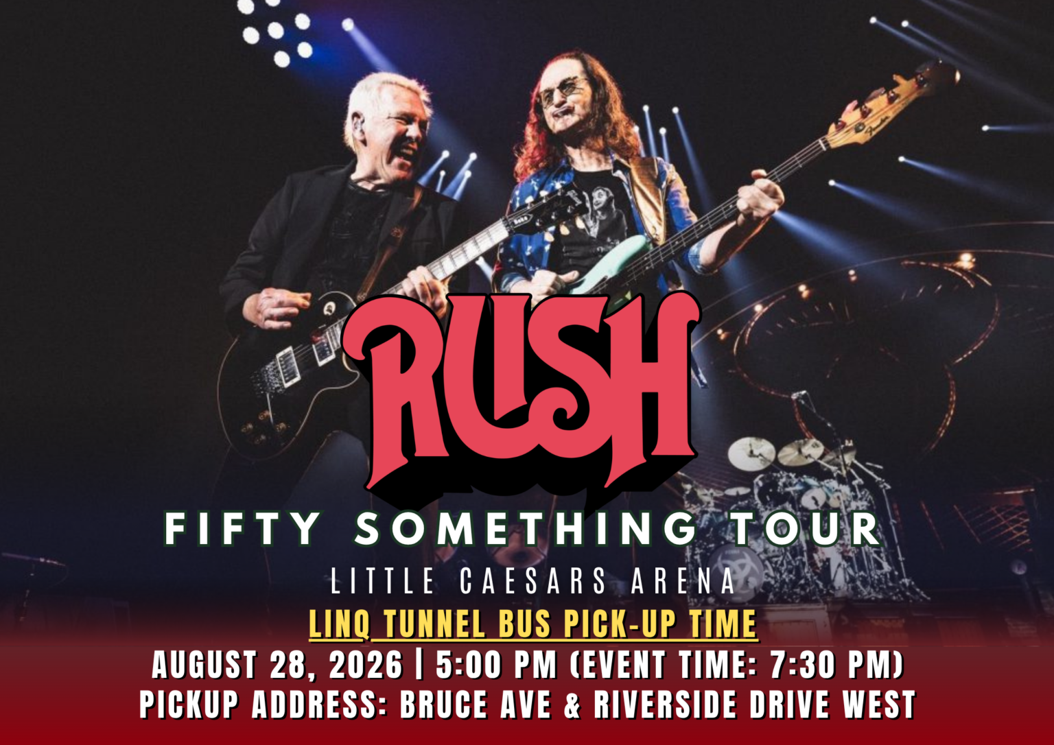 Rush “Fifty Something Tour”